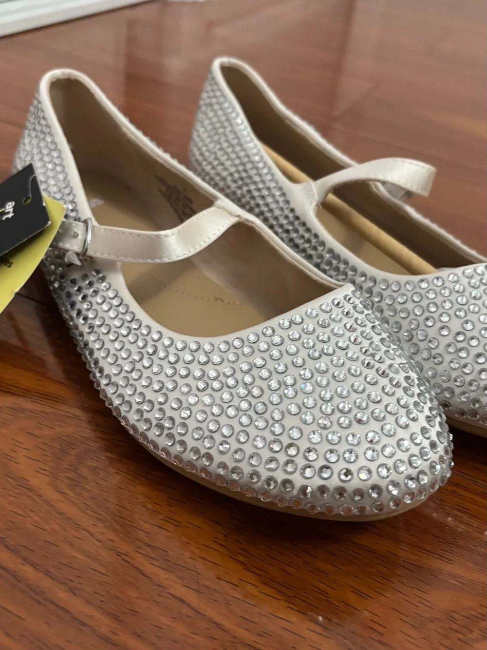 art class Silver Rhinestone Mary Jane Dress Shoes
